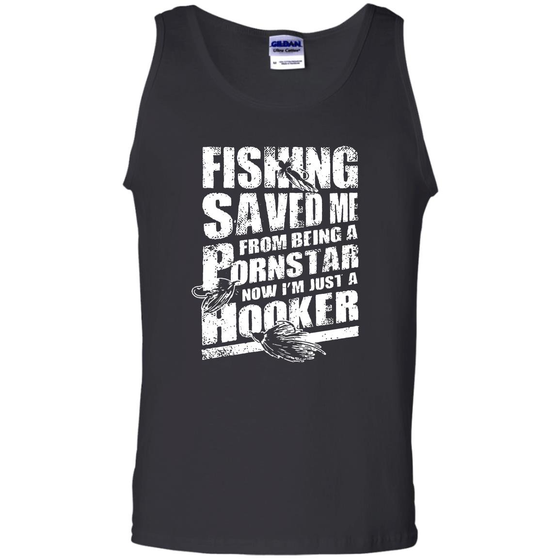 Fishing im just a hooker fishing Tank Top