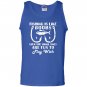 Fishing is like boobs cute fishing with funny quote Tank Top