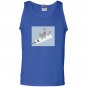Flower aesthetic vaporwave digital medium Tank Top