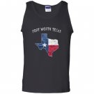 Fort worth texas vintage state of texas flag Tank Top