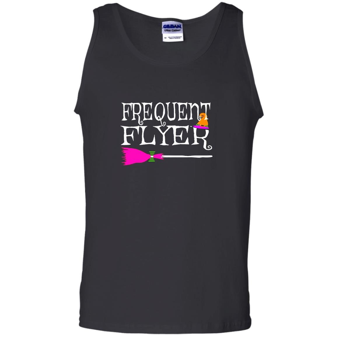 Frequent flyer witch funny cute halloween Tank Top