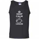 Fuck cancer keep calm and fuck cancer Tank Top