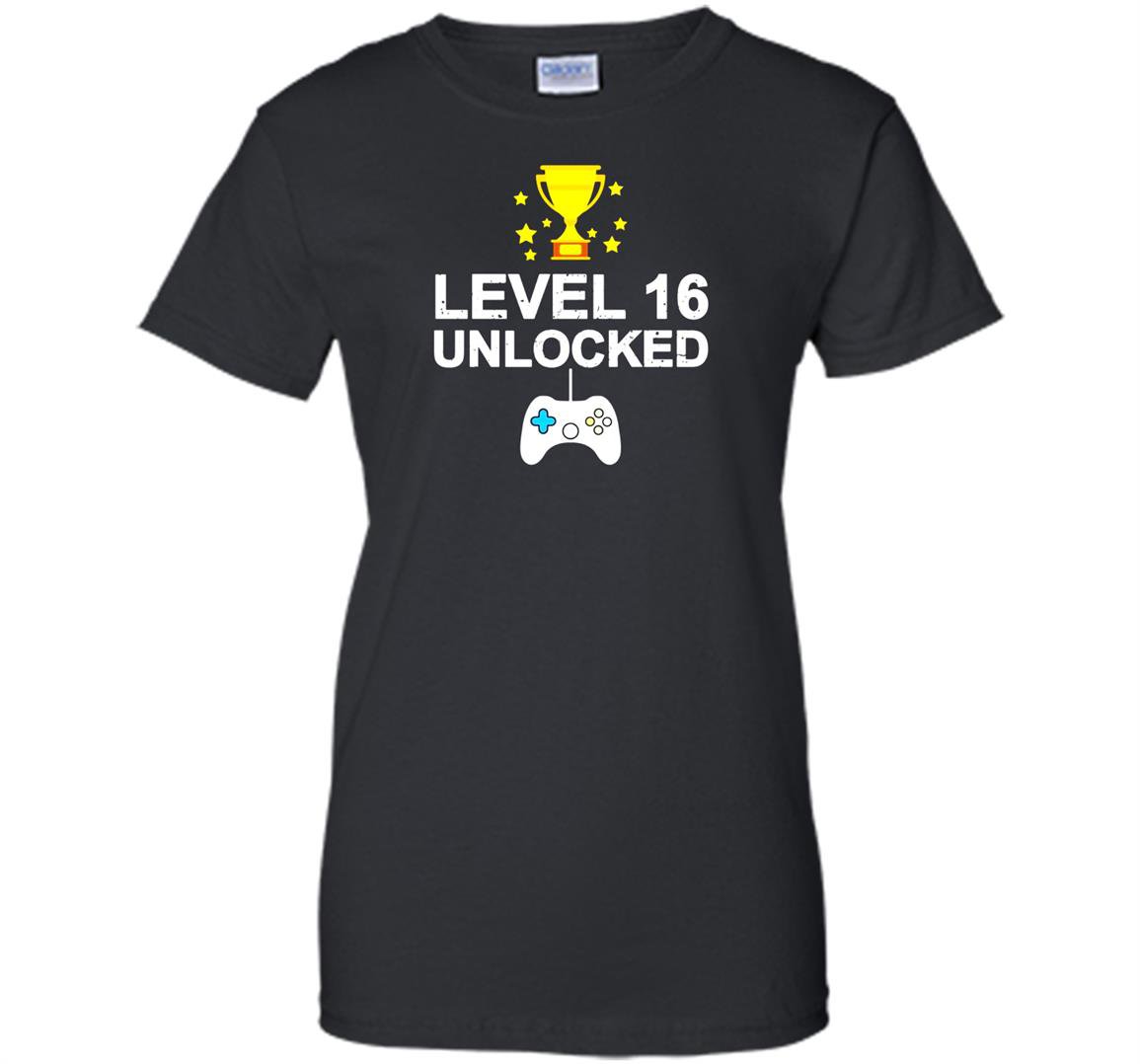 16th birthday level 16 unlocked funny gamer gift Women