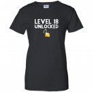 18th birthday gift funny gamer level 18 unlocked Women