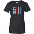 1837 chicago flag illinois Women
