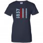 1837 chicago flag illinois Women