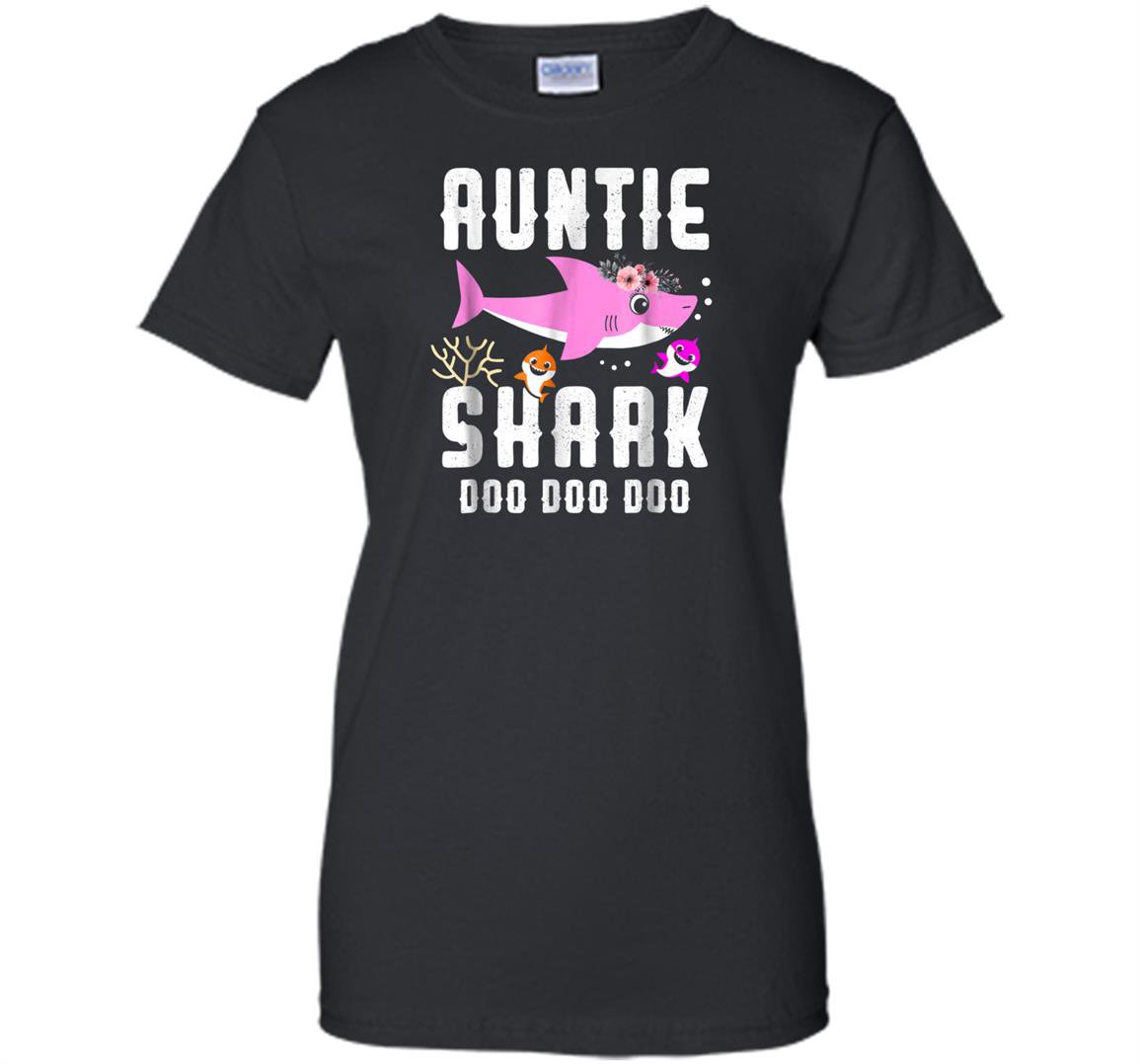 Auntie shark doo doo doo family gift Women