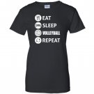 Awesome eat sleep volleyball repeat Women