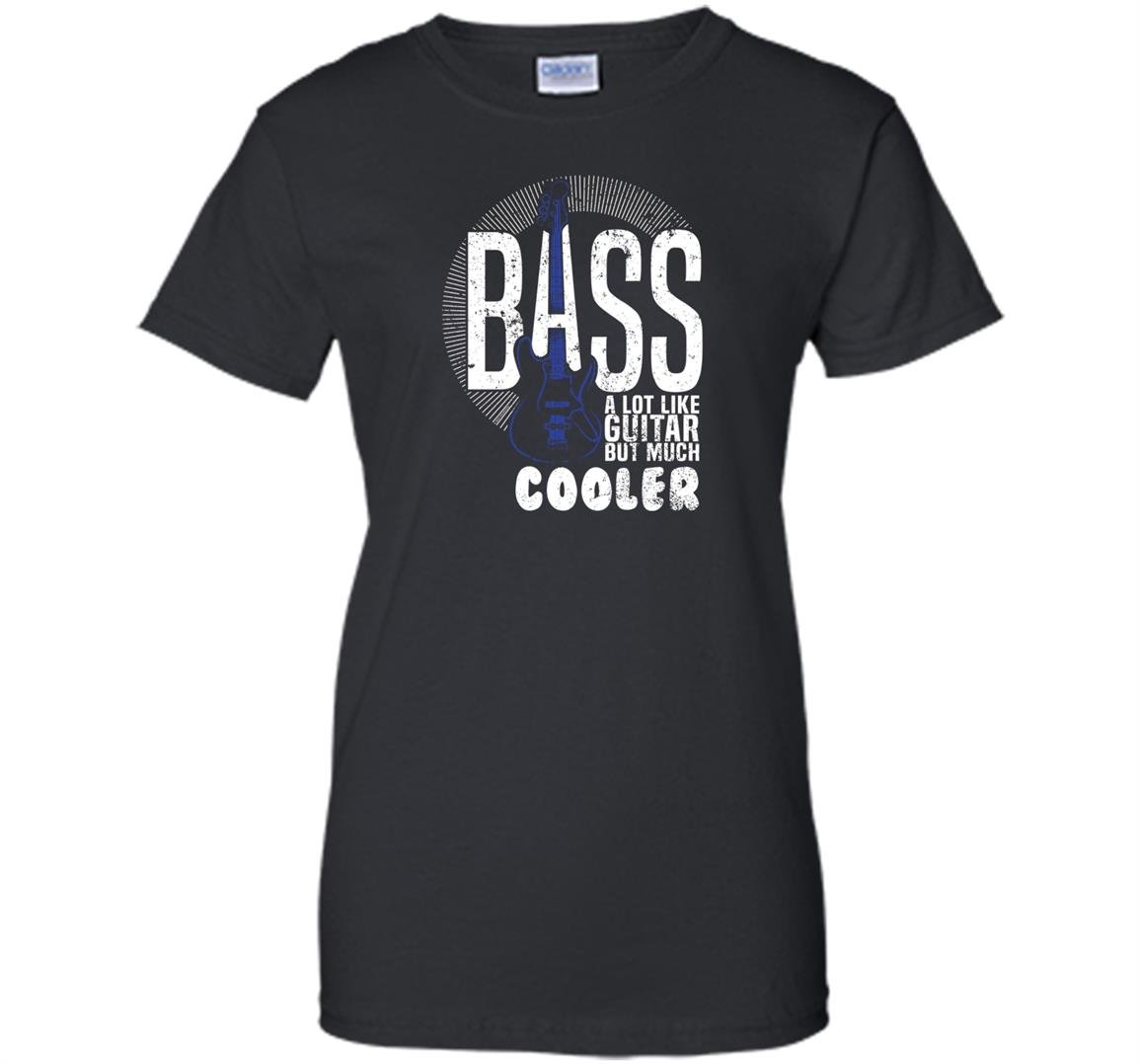 Bass a lot like guitar but much cooler bass player Women