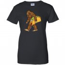 Bigfoot sasquatch carrying taco funny camping Women