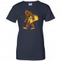 Bigfoot sasquatch carrying taco funny camping Women