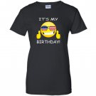 Birthday emoji its my birthday american flag gift Women