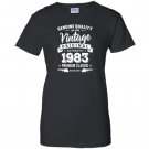 Born in 1983 vintage birthday made in 1983 Women