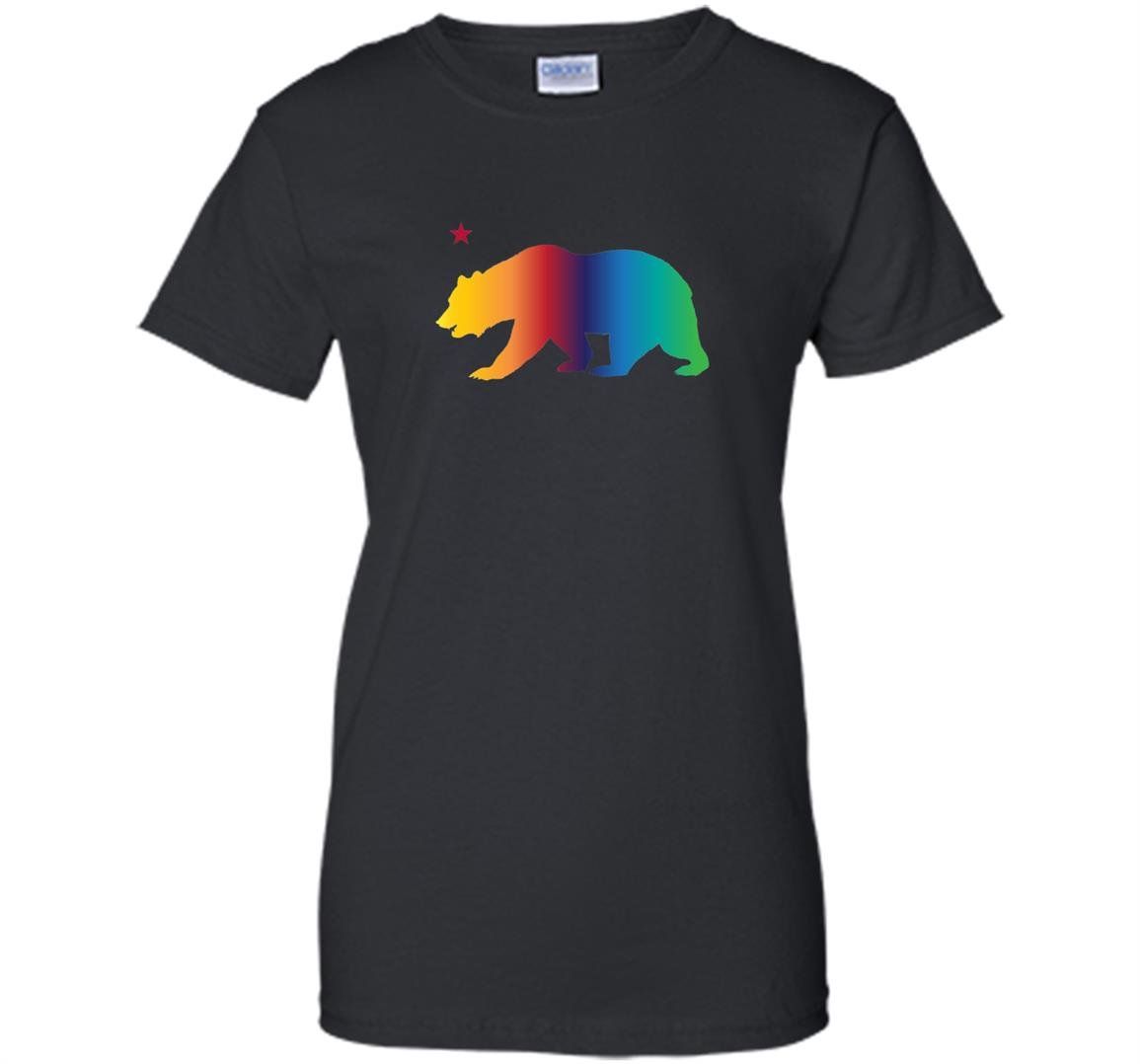 California bear pride love equality lgbt rainbow Women