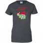 Cartoon santa turtle funny christmas Women