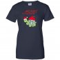 Cartoon santa turtle funny christmas Women