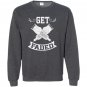Funny get faded razor barbers haircut quote gift Sweatshirt