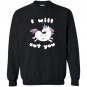 Funny ill cut you unicorn animal magical meme Sweatshirt