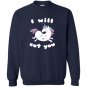 Funny ill cut you unicorn animal magical meme Sweatshirt