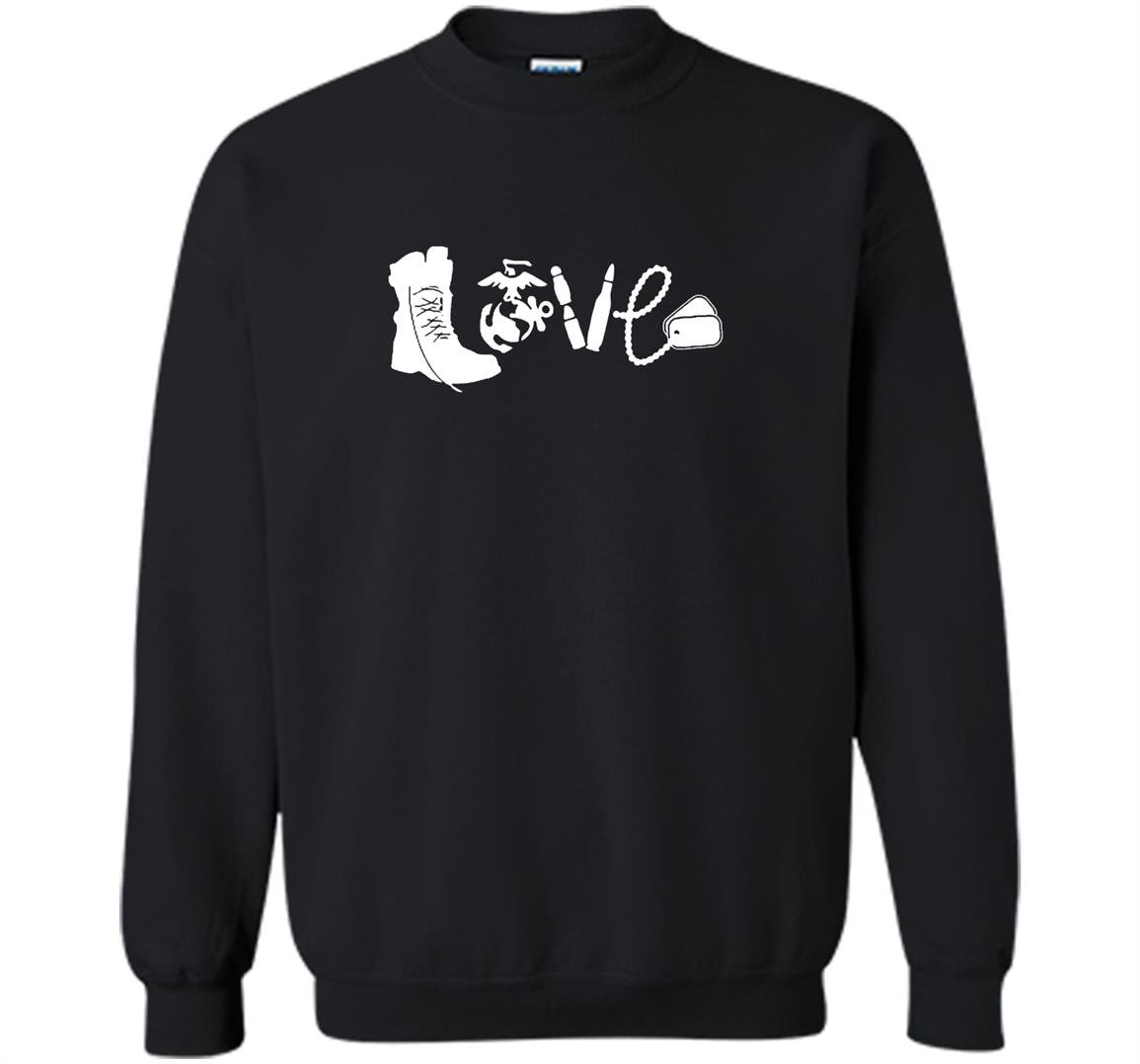 Funny marine love marine gifts Sweatshirt