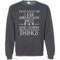 Funny mountain biking gifts love to mountain bike Sweatshirt