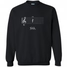 Funny music shh quarter rest and fermata Sweatshirt