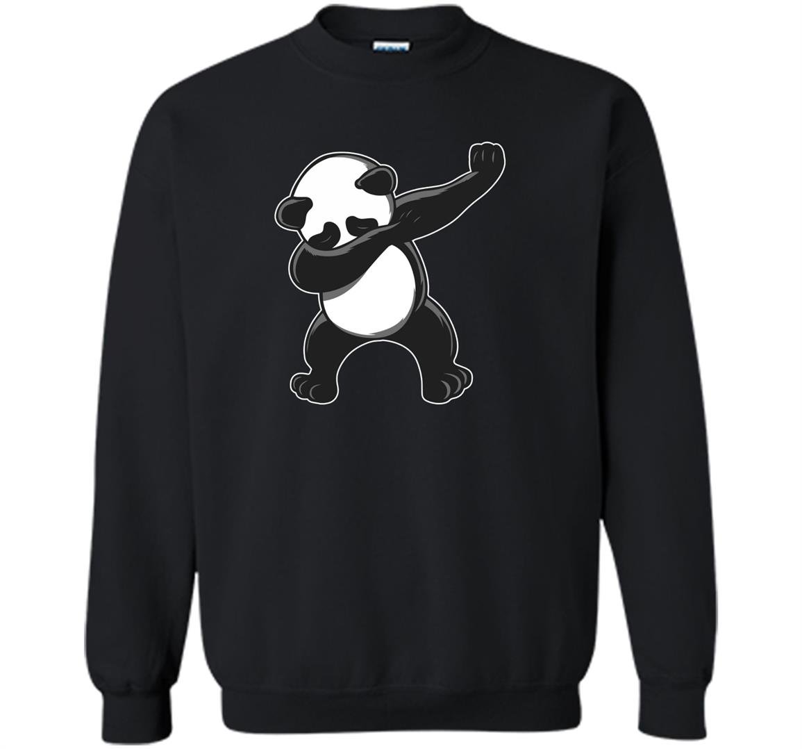 Funny panda dab dabbing panda Sweatshirt