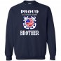 Funny proud us coast guard brother birthday gift Sweatshirt