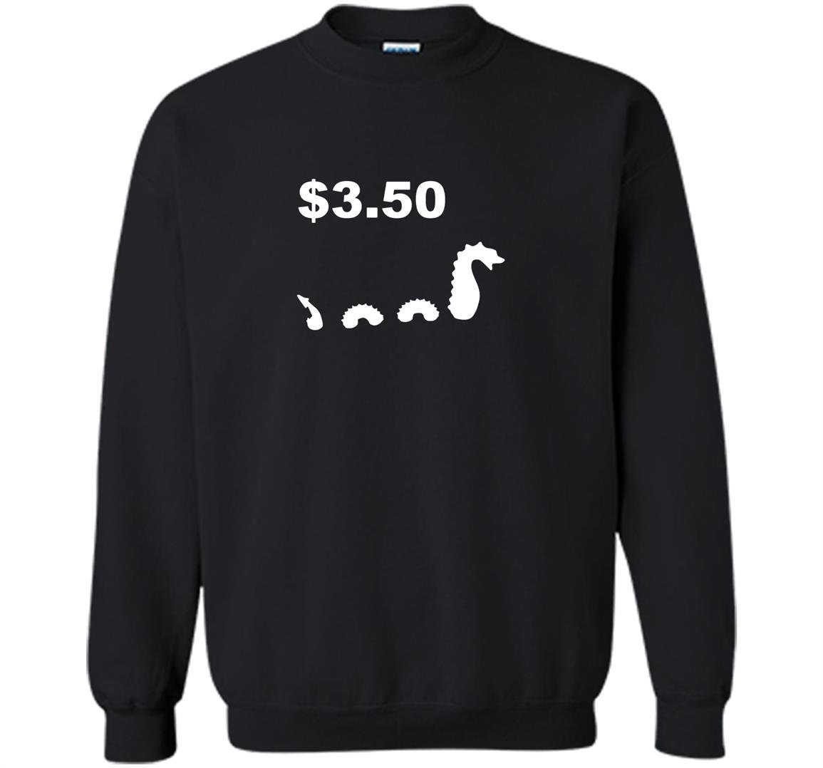 Funny tree fiddy loch ness monster three fifty Sweatshirt