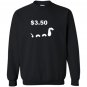 Funny tree fiddy loch ness monster three fifty Sweatshirt