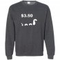 Funny tree fiddy loch ness monster three fifty Sweatshirt