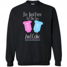 Gender reveal here for the sex gender reveal clothes Sweatshirt
