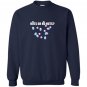 Gender reveal nuts or no nuts funny baby shower gift Sweatshirt