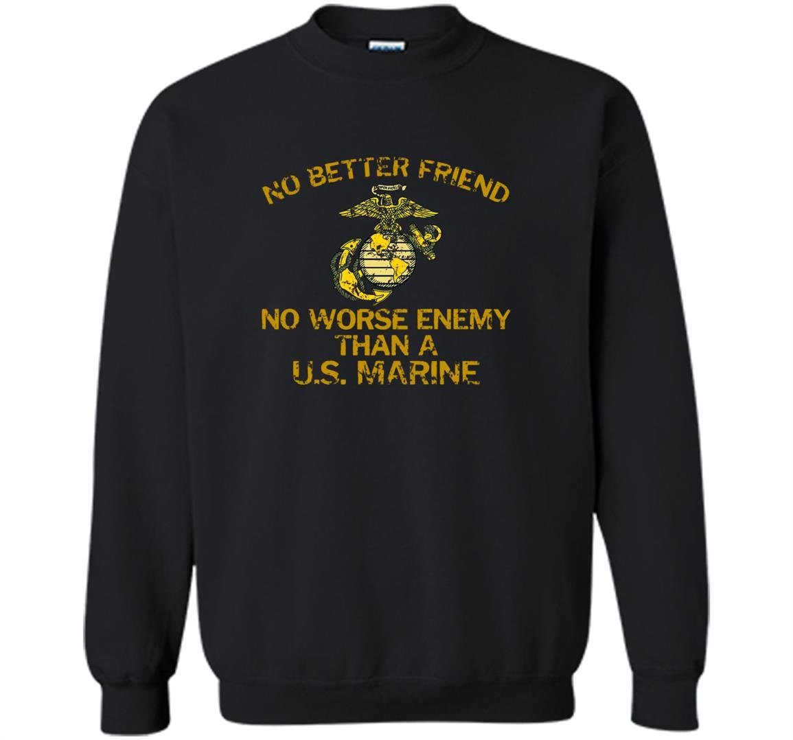 General mattis no better friend quote faded grunge Sweatshirt