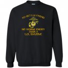 General mattis no better friend quote faded grunge Sweatshirt