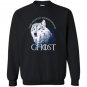 Ghost lone wolf in forest game day or winning the throne Sweatshirt