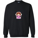 Girl emoji arms crossed x emoticon no brunette brown Sweatshirt