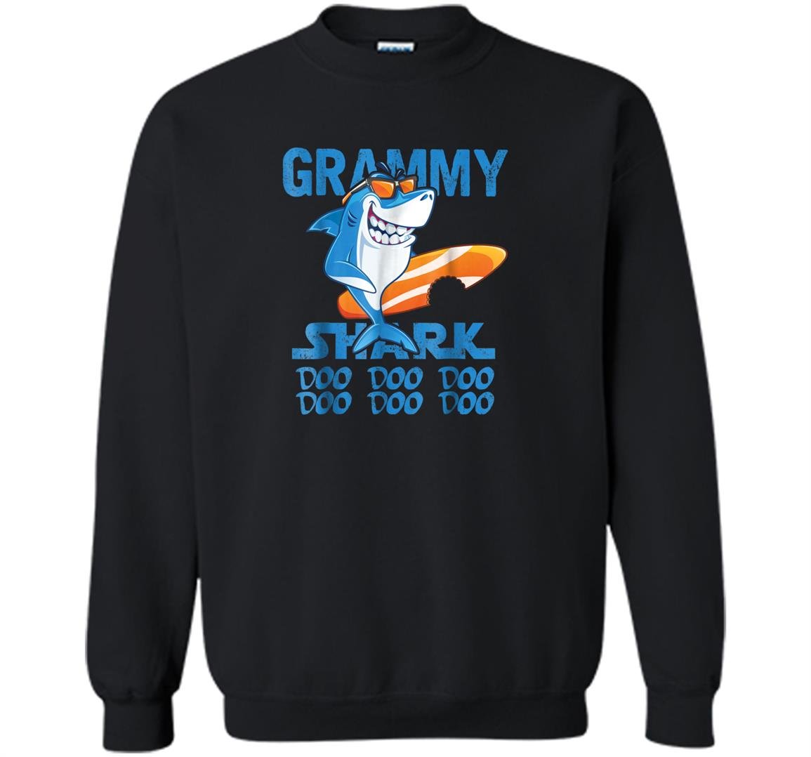 Grammy shark doo doo doo shark sunglasses Sweatshirt