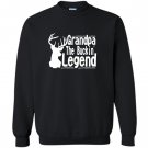 Grandpa the buckin legend deer hunter funny hunting Sweatshirt