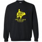 Guy on a buffalo punch that cougar in the face Sweatshirt