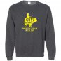 Guy on a buffalo punch that cougar in the face Sweatshirt