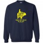 Guy on a buffalo punch that cougar in the face Sweatshirt