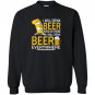 Hat cat sayings i will drink beer everywhere Sweatshirt