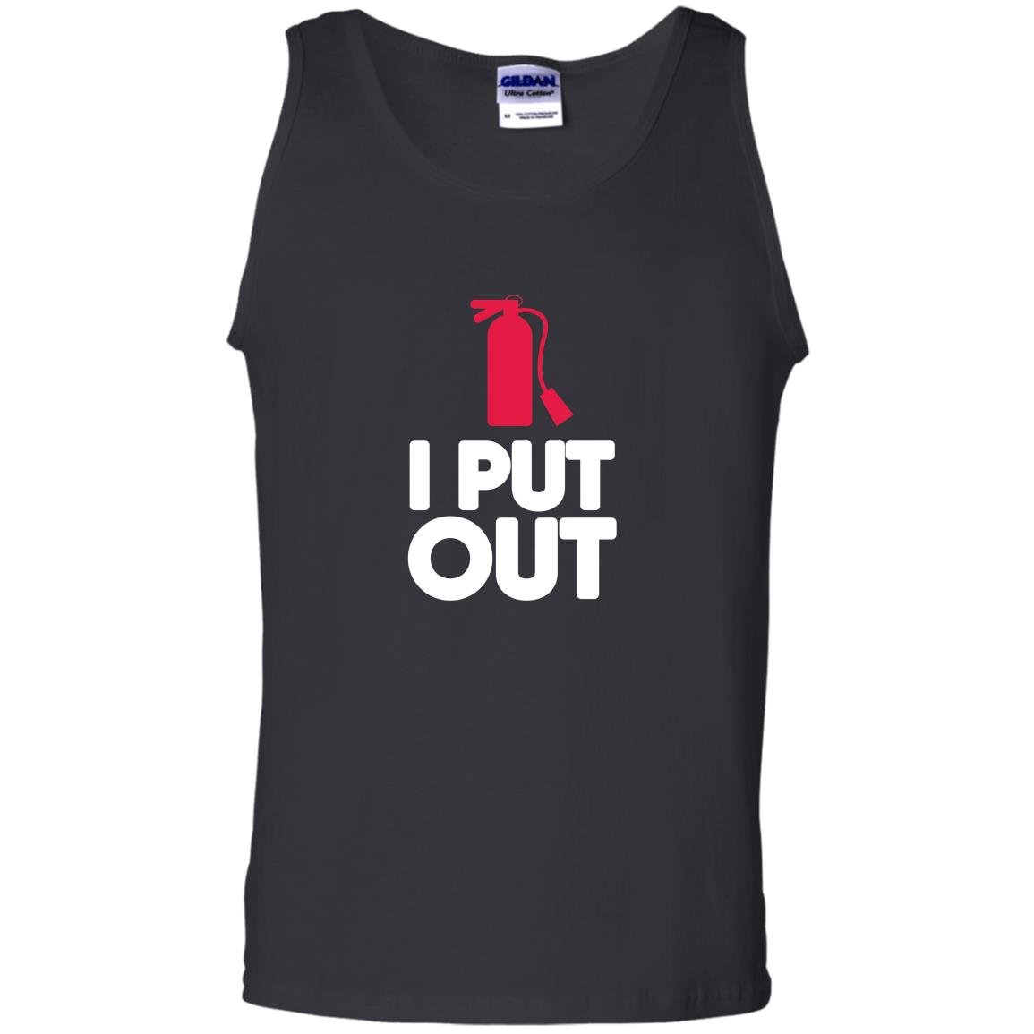 Funny firefighter firemen asphalt Tank Top