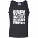 Funny halloween costume im realy a werewolf Tank Top