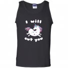 Funny ill cut you unicorn animal magical meme Tank Top