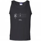Funny music shh quarter rest and fermata Tank Top