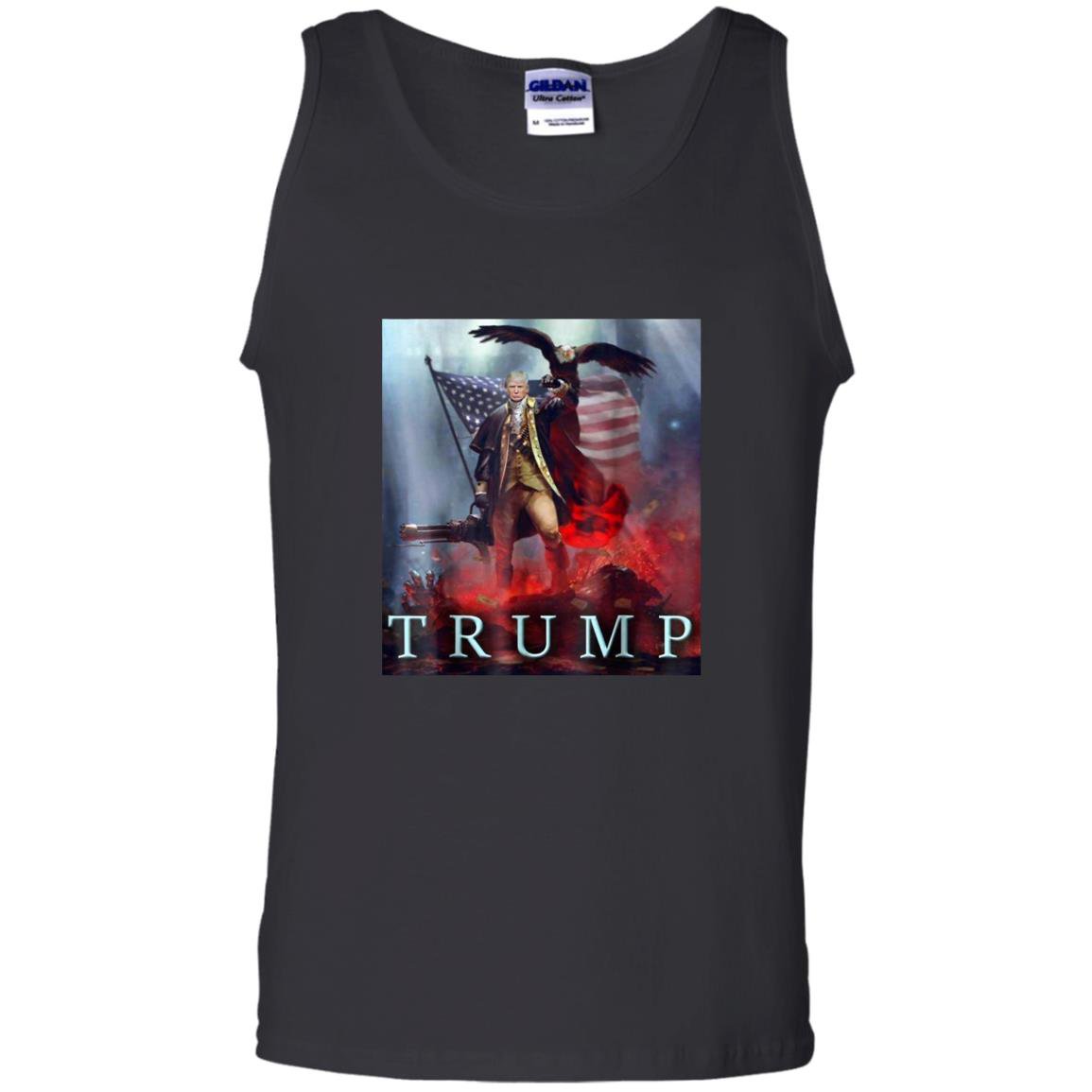 Funny president trump patriotic eagle party Tank Top