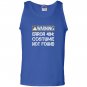 Funny programmer warning error 404 costume not found Tank Top