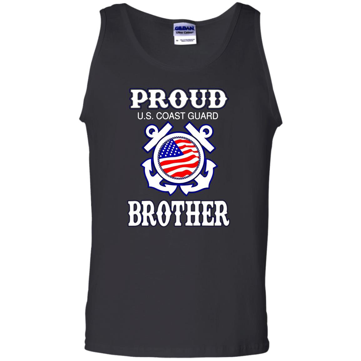 Funny proud us coast guard brother birthday gift Tank Top